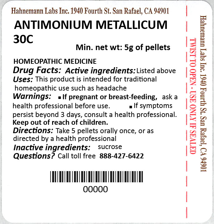 Antimonium Metallicum 30C 5g