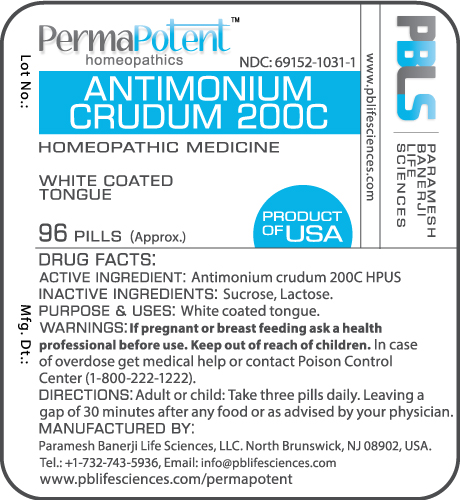 Antimonium crudum 200C
