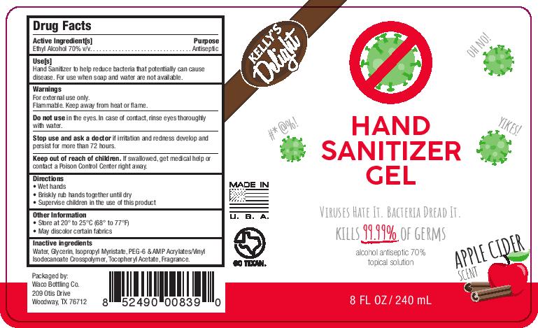Kellys Delight Apple Cider Hand Sanitizer