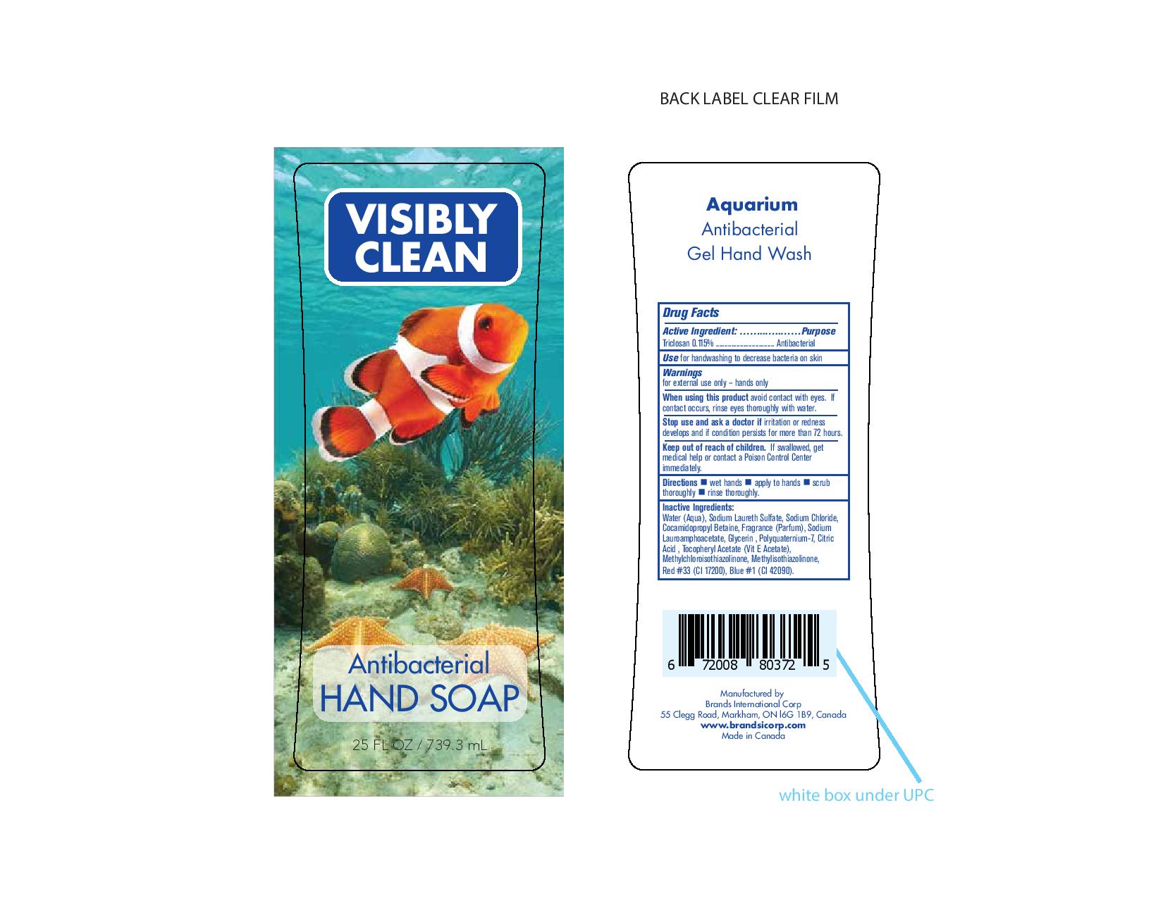 Visibly Clean Antibacterial Hand Soap