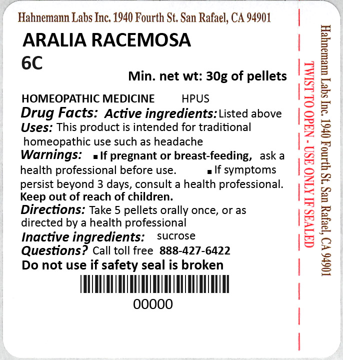 Aralia Racemosa 6C 30g