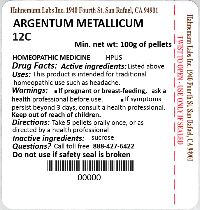 Argentum Metallicum 12C 100g
