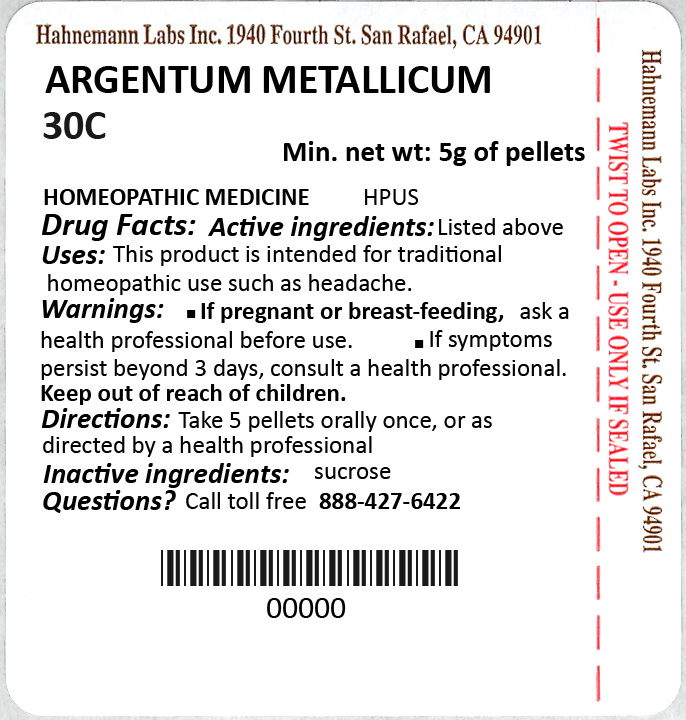 Argentum Metallicum 30C 5g