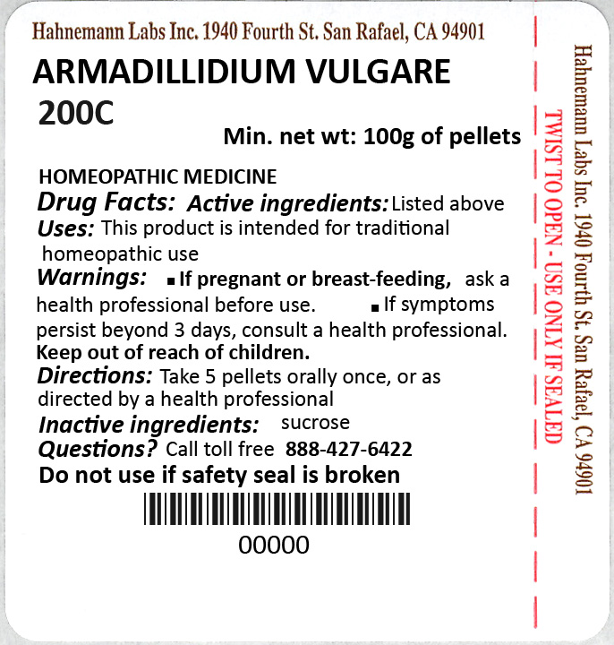 Armadillidium Vulgare 200C 100g