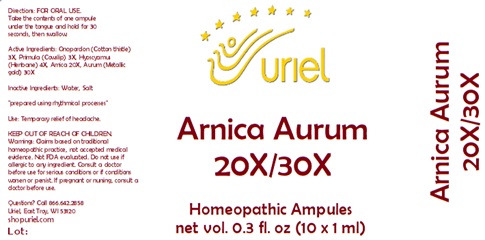 Arnica Aurum 20X30X Ampules