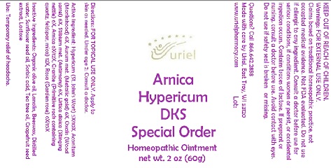 Arnica Hypericum DKS Special Order Ointment