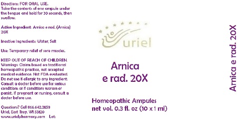 Arnica E Rad. 20x Liquid Breastfeeding