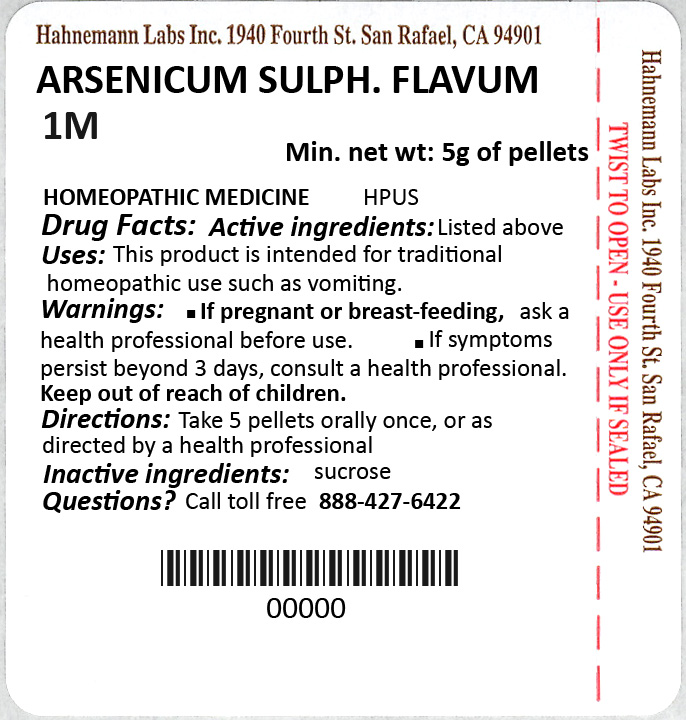 Arsenicum Sulphuratum Flavum 1M 5g