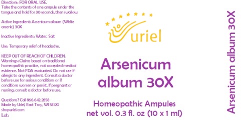 Arsenicum album 30X Ampule...