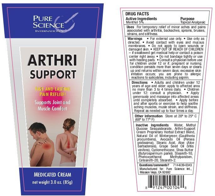 Arthri Support Label