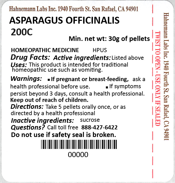 Asparagus Officinalis 200C 30g