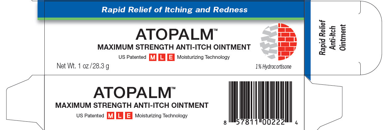 Atopalm Maximum Strength Outer Package 2