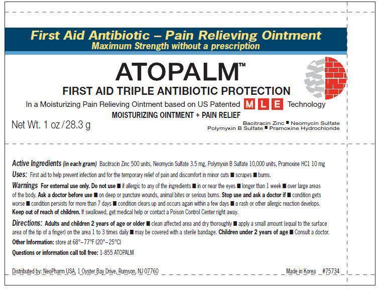 AtopalmMoisturizingFirstAidTripleAntibioticProtectionInner