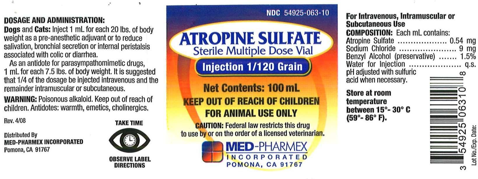 Atropine Sulfate 100 mL