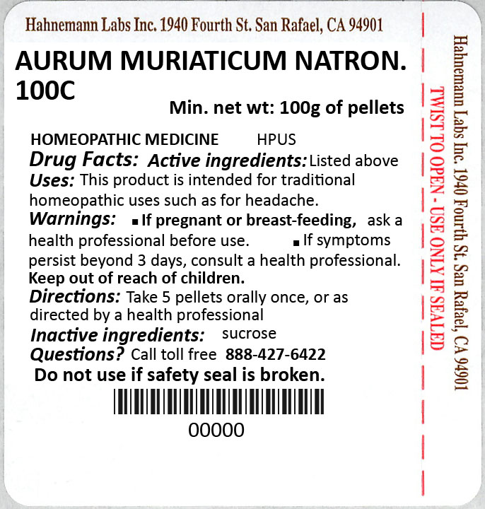 Aurum Muriaticum Natronatum 100C 100g