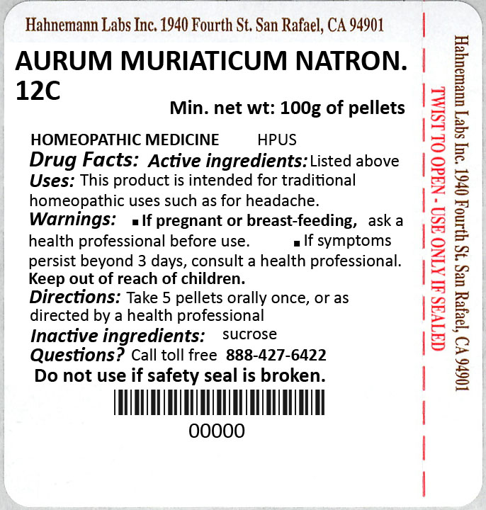 Aurum Muriaticum Natronatum 12C 100g