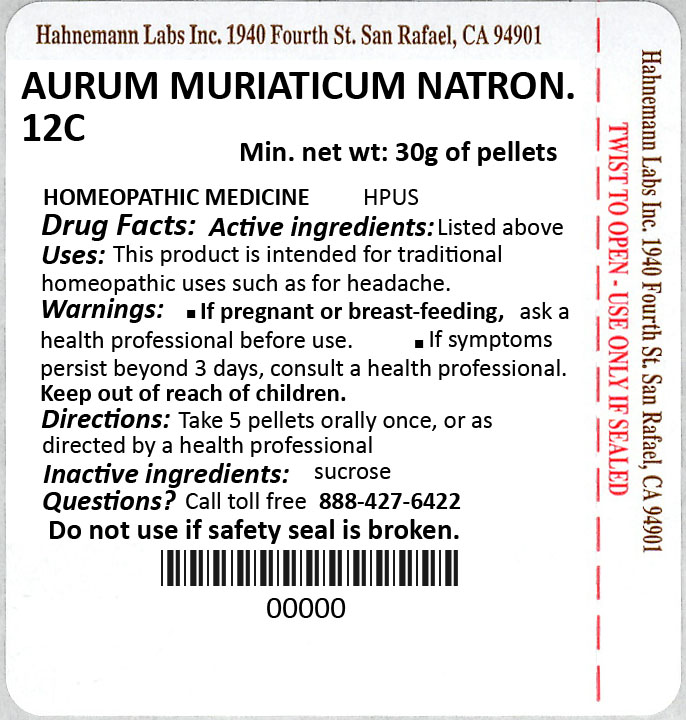 Aurum Muriaticum Natronatum 12C 30g
