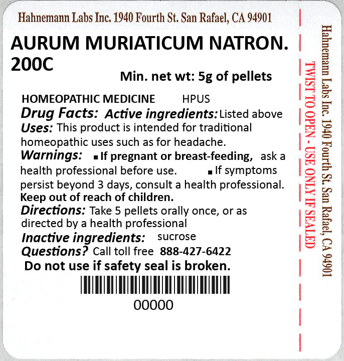 Aurum Muriaticum Natronatum 200C 5g