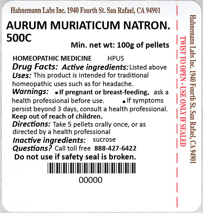 Aurum Muriaticum Natronatum 500C 100g
