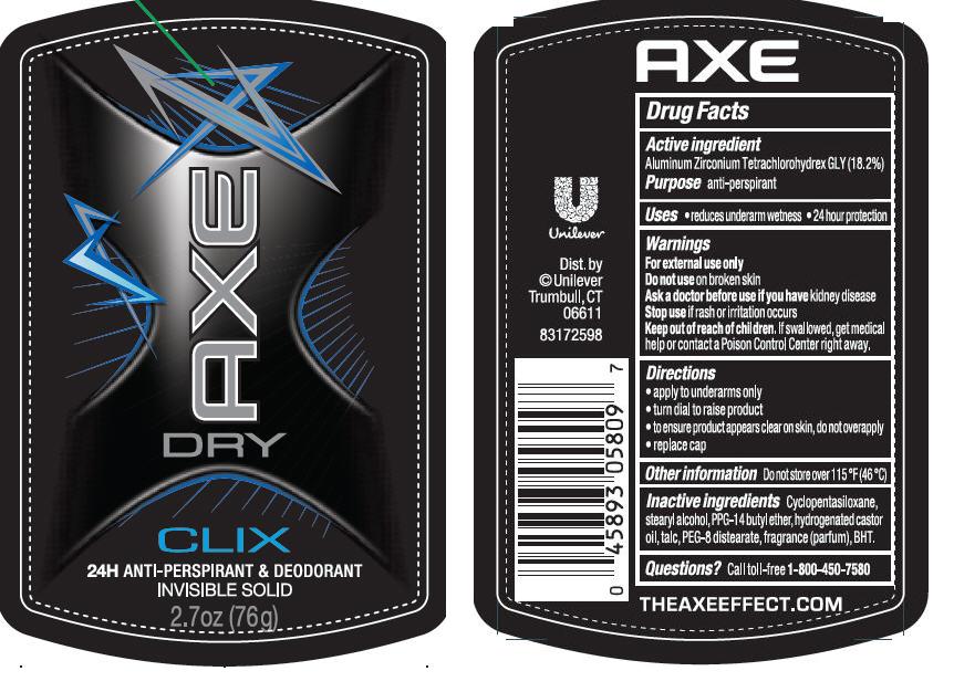 Axe Dry Clix 2.7 PDP