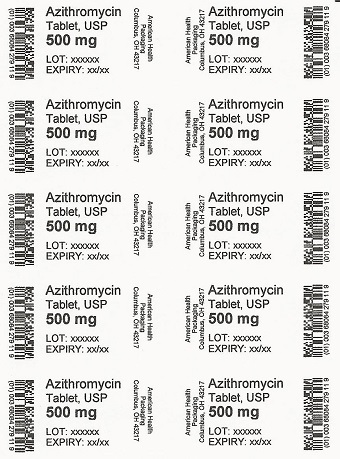 500 mg Azithromycin Blister