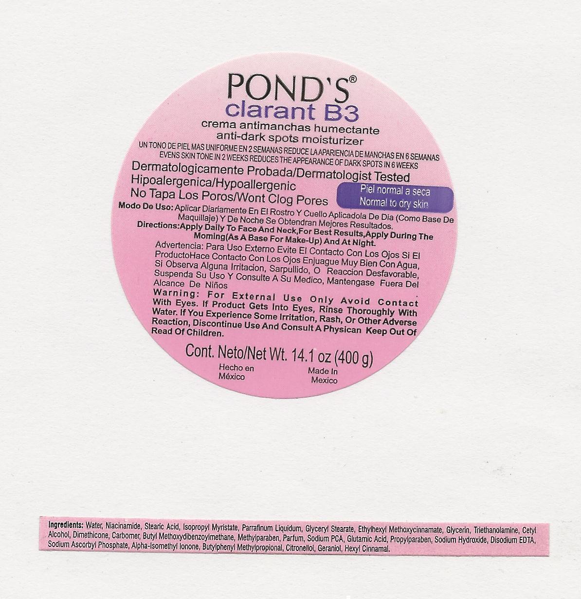 Ponds Clarant B3 | Anti-dark Moisturizing Cream Cream while Breastfeeding