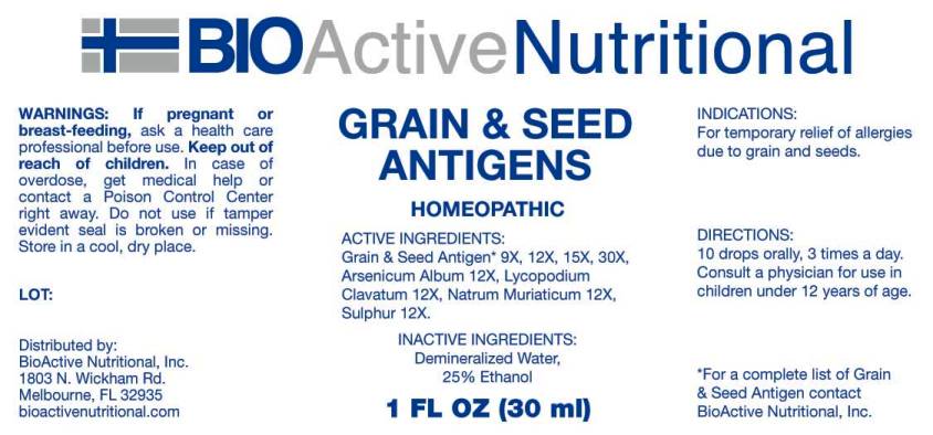 Grain and Seed Antigens