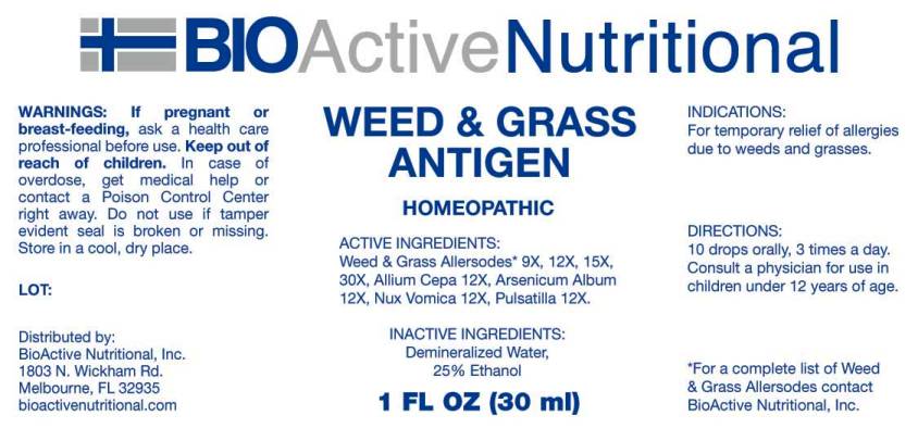 Weed and Grass Antigen