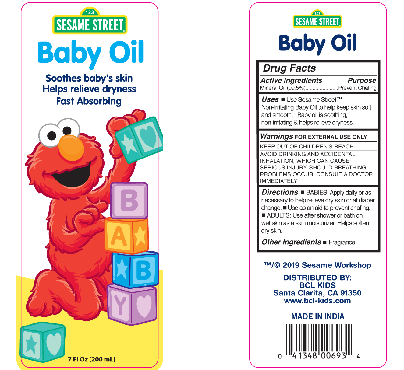 Blue Baby oil