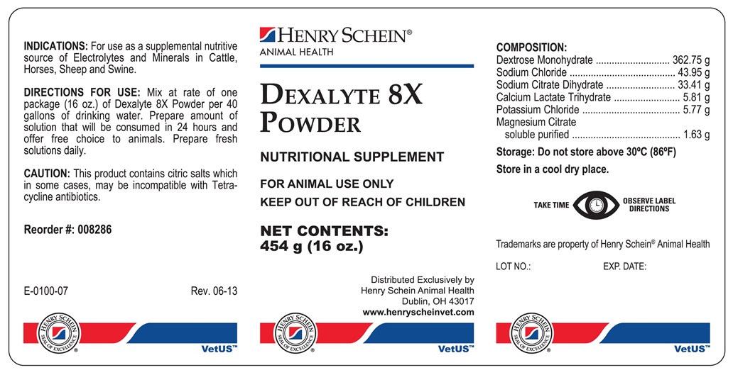 BS-Dexalyte 8X label