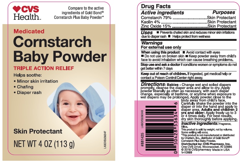 Medicated Cornstarch Baby Powder