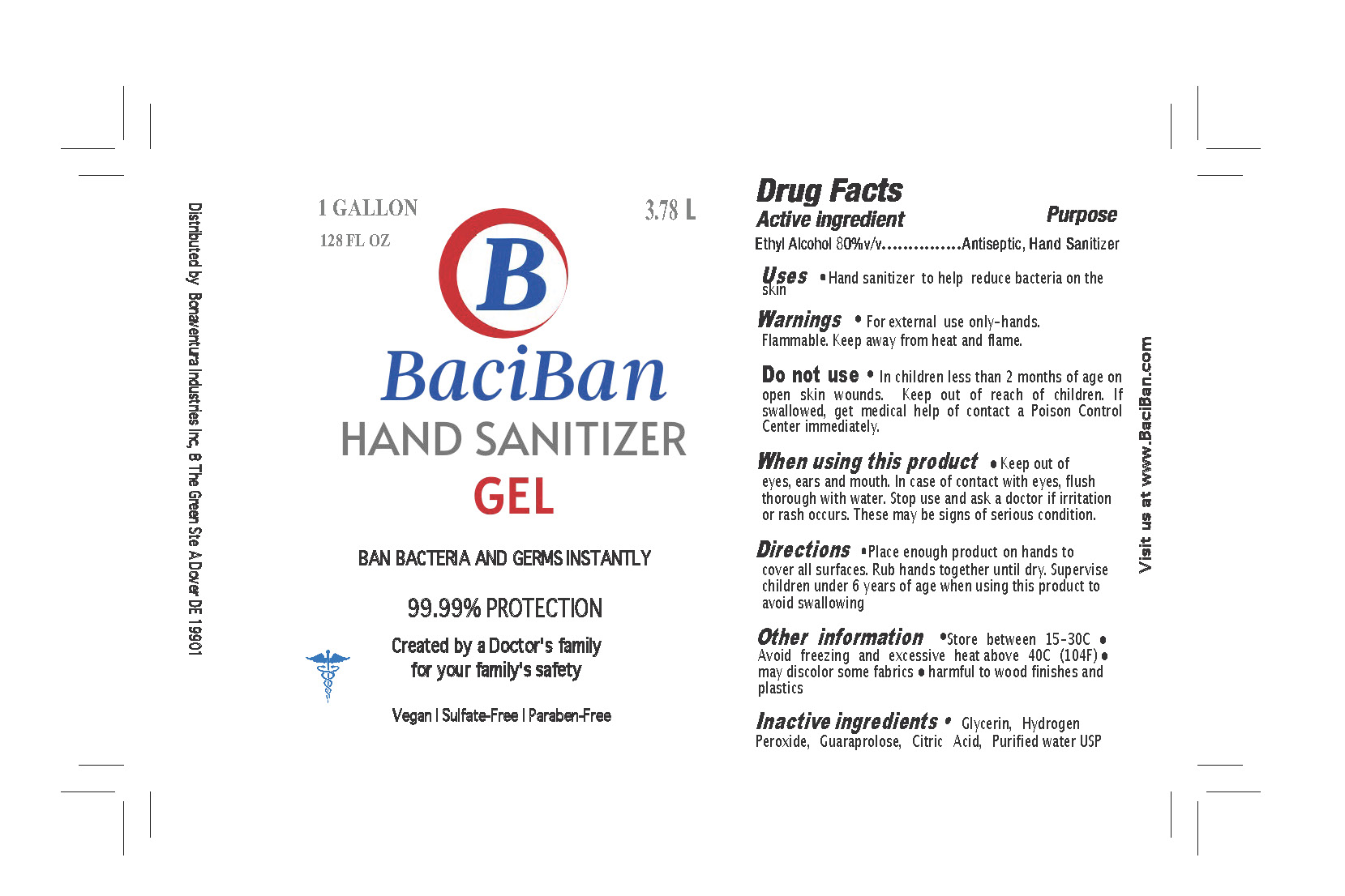 BaciBan Label