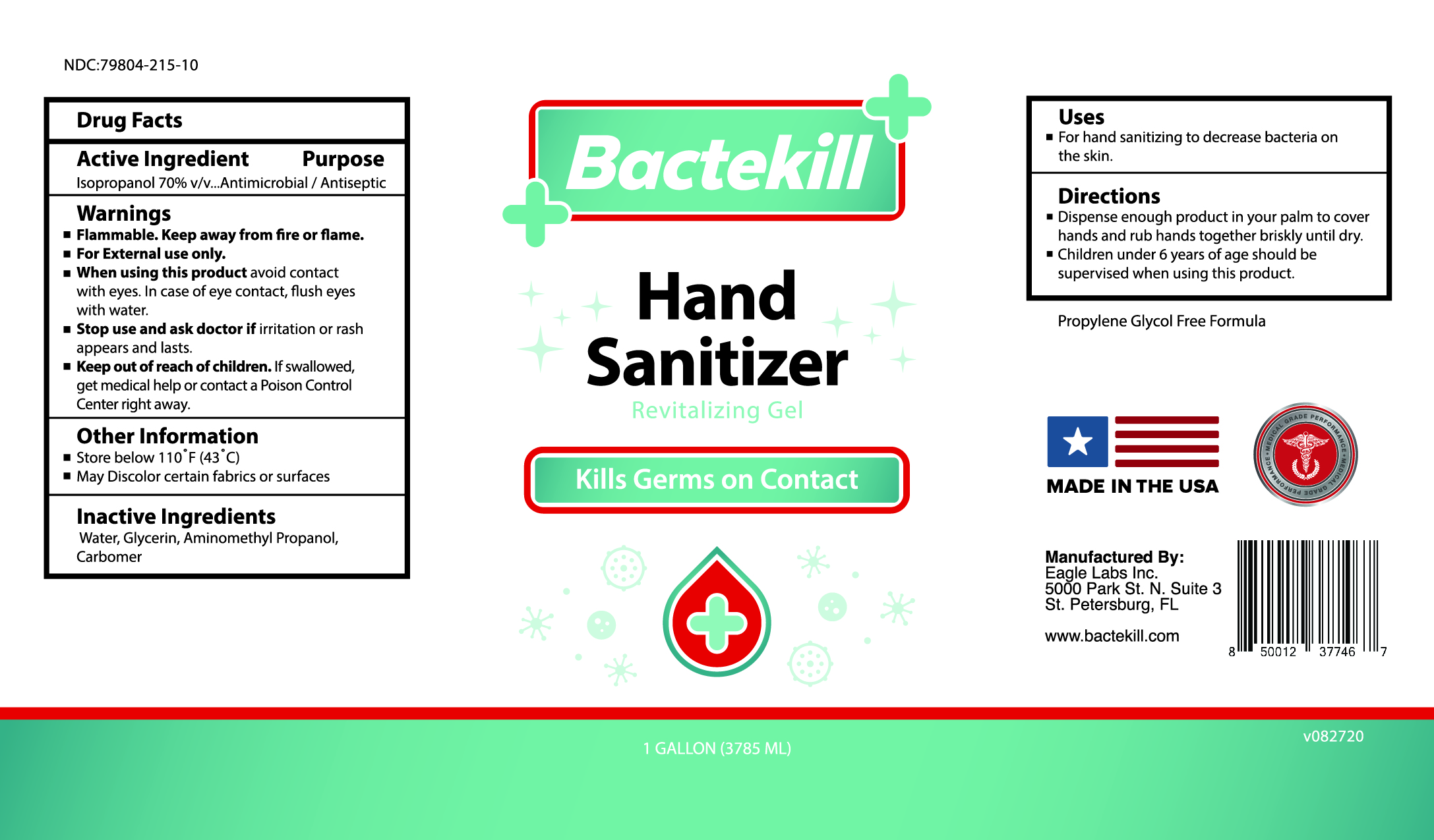Bactekill Hand Sanitizer