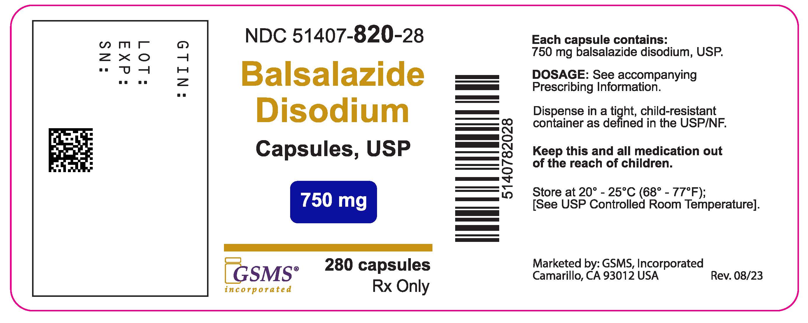 Balsalazide Disodium Caps - 51407-820-28LB - Hikma - Rev 0823.jpg