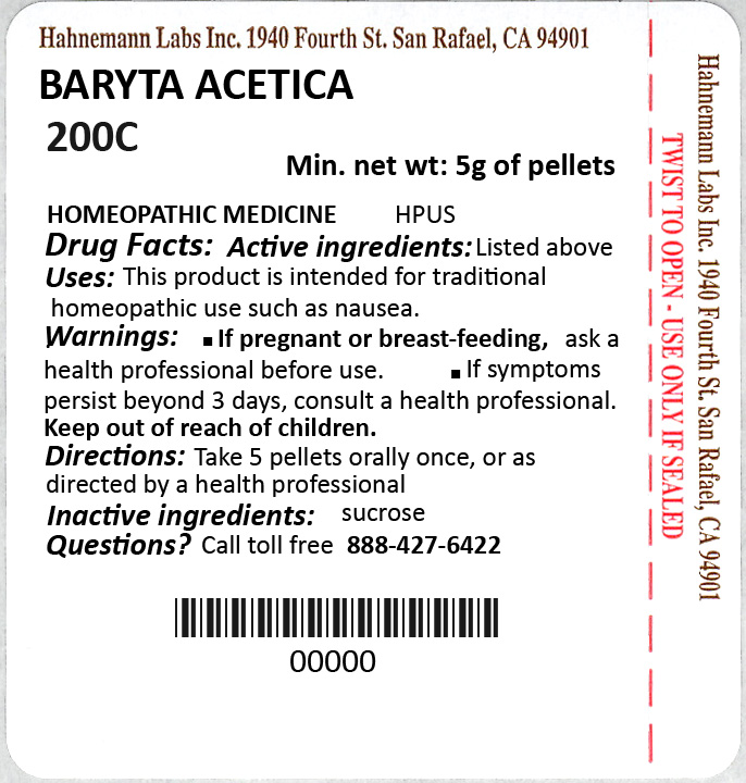 Baryta Acetica 200C 5g