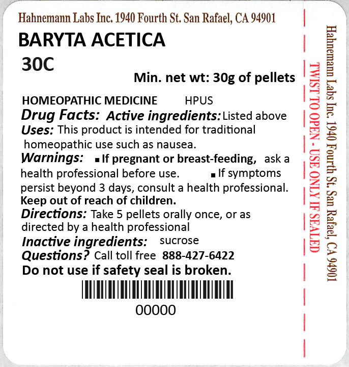 Baryta Acetica 30C 30g