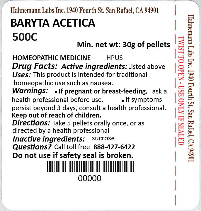 Baryta Acetica 500C 30g