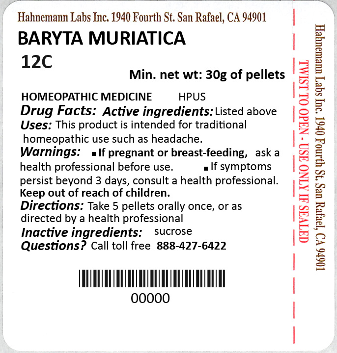 Baryta Muriatica 12C 30g