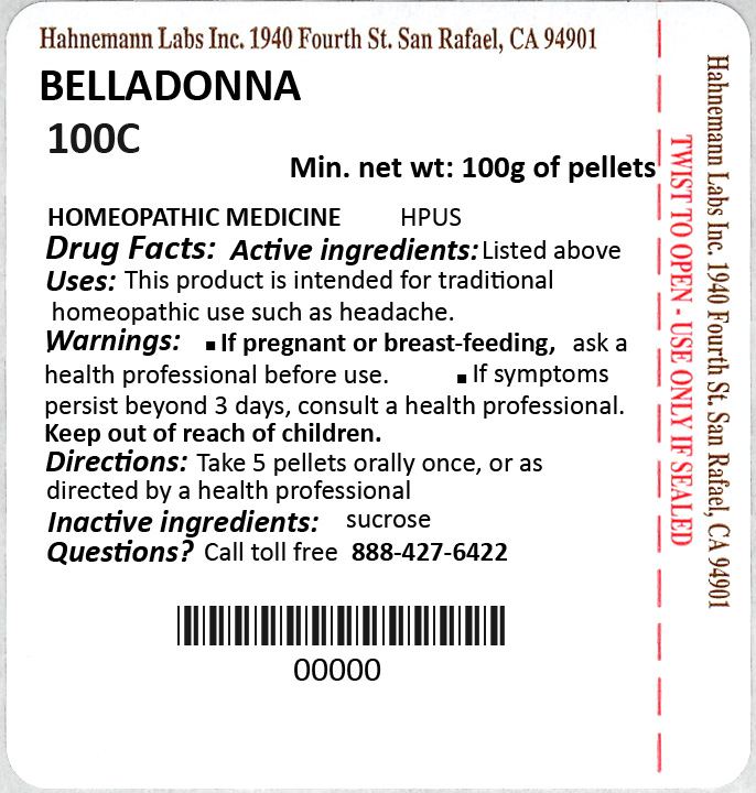 Belladonna 100C 100g
