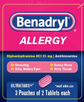 Benadryl 6 ct