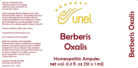 Berberis Oxalis Ampules