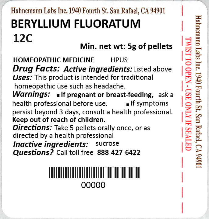 Beryllium Fluoratum 12C 5g