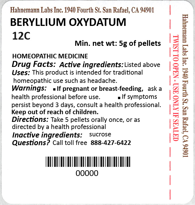 Beryllium Oxydatum 12C 5g