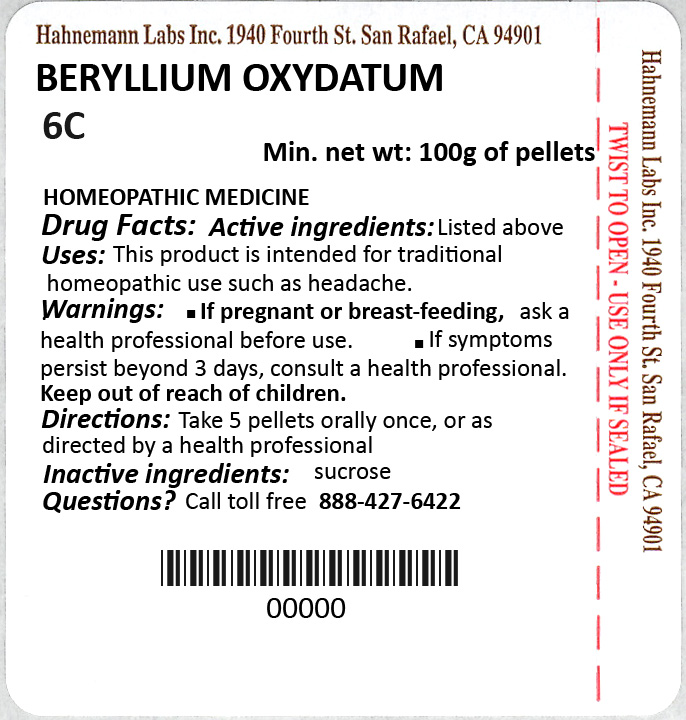 Beryllium Oxydatum 6C 100g