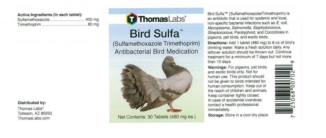 Bird Sulfa 30 Tablets
