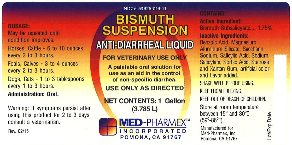Bismuth Suspension Label