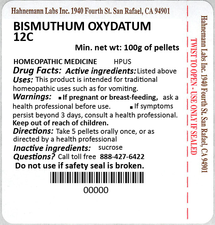 Bismuthum Oxydatum 12C 100g