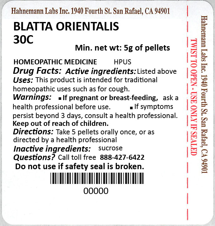 Blatta Orientalis 30C 5g