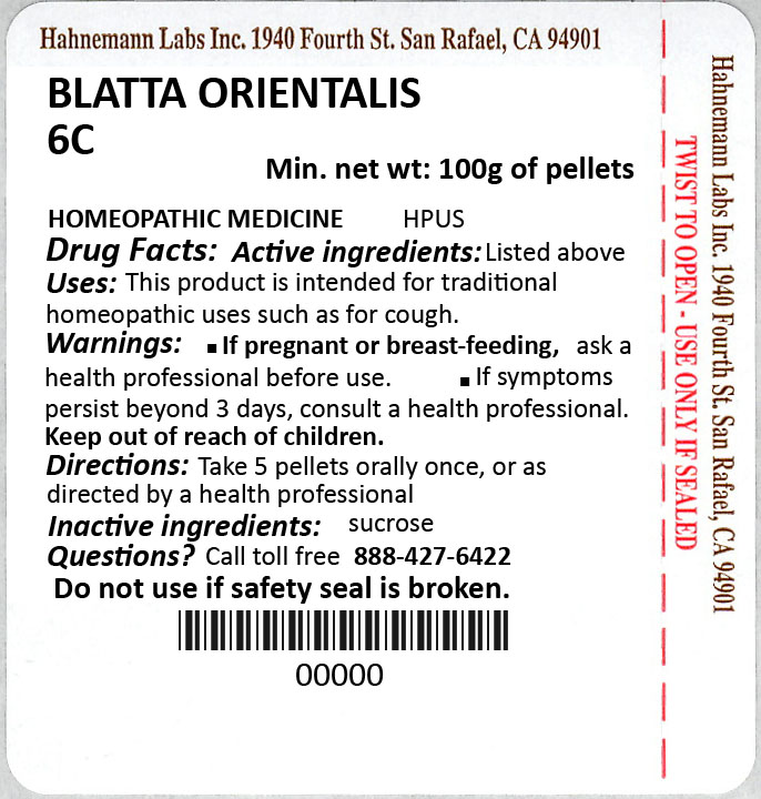 Blatta Orientalis 6C 100g