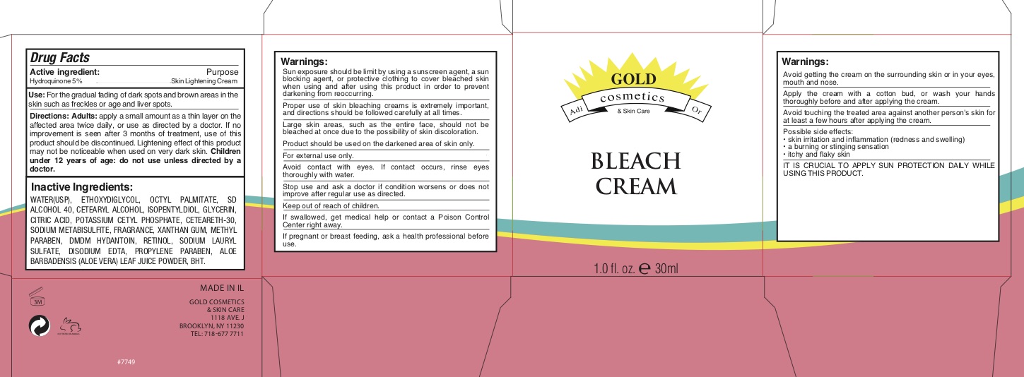Gold Cosmetics Bleach Cream | Hydroquinone Cream Cream Breastfeeding
